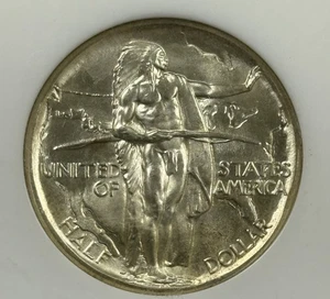 NGC 1937-D MS66 Oregon Trail Silver Commemorative  Certified Gem - Silver #2297 - Picture 1 of 4