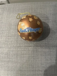 SELTENE NESTLE BUTTERFINGER WEIHNACHTEN METALLKUGEL ORNAMENT BIENE INTERNATIONAL Metall - Bild 1 von 4