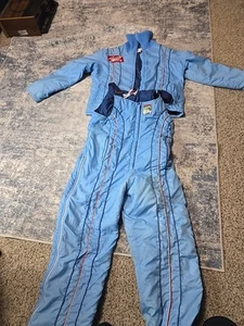 Vintage 70s/80s Polaris Snow Bibs And Coat Size Large See Measurements In DESCRI - Picture 1 of 21