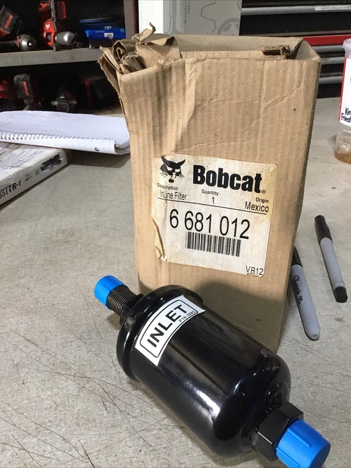 Filtro hidráulico em linha Bobcat genuíno 6 681 012 - Imagem 1 de 1