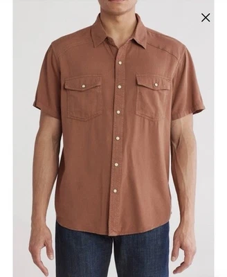 Nueva Camisa Occidental Marca Lucky Para Hombres XXL Perla Snap Azteca Manga Corta Nueva con Etiquetas $69.50 Foto 1 de 4