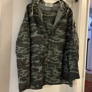Boss Camouflage Jacke & Latzhose Set wasserdicht PVC Jagd Herren L fehlende Clips - Bild 1 von 10