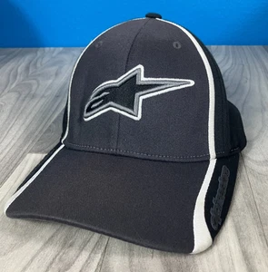 Alpinestars Rostrum Cap schwarz weiß Racing Ahead Größe S-M kostenloser Versand - Bild 1 von 6