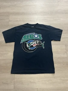 Camisa de hockey vintage de los 90 Houston Aeros Western Conference Champs para hombre talla L - Imagen 1 de 4