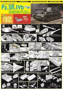 Dragon 6982 - 1:35 Sfl.IVb10.5 cm le.FH18/1 Sd.Kfz165/1 - new - Picture 1 of 1