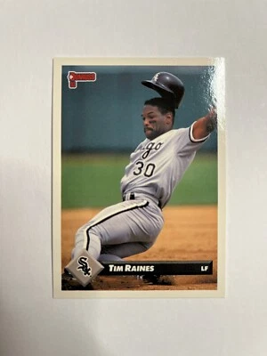 1993 Donruss Baseball Card #565 Tim Raines MLB Trading Card - Image 1 of 4