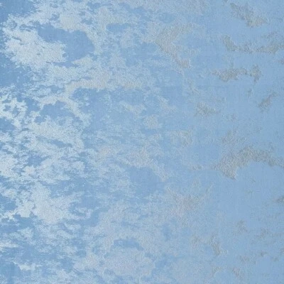 Tela de tapicería Avalon material cortina de terciopelo mármol - azul medio y plata Foto 1 de 4