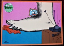 THE SIMPSONS 10th ANNIVERSARY - Card #76 - "MONTY PYTHON FOOT" - INKWORKS 2000