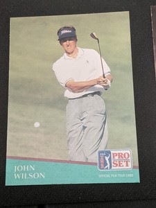 1991 Pro Set Golf JOHN WILSON #66 PGA TOUR Rookie RC