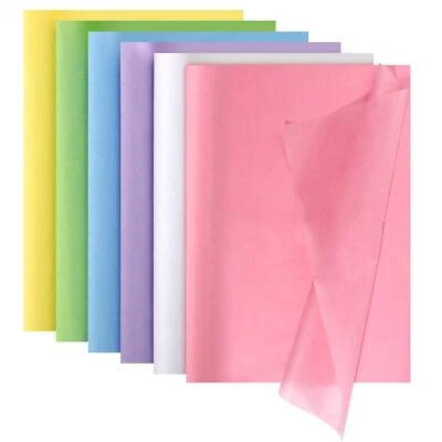 60 Sheets 6 Colors Easter Wrapping Paper 19.69x13.78in Pastel Tissue Paper fo... - Image 1 of 4