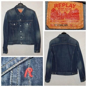 Vintage denim jacket REPLAY MV800. Size L (Made in Italy) - Picture 1 of 19