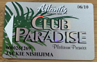 ATLANTIS Platinum Premier Club Paradise Casino Slot Players Card 2010 Reno NV
