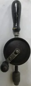 Stanley vintage n. Trapano manuale manuale 1221 manico nero 10,75" made in USA - Foto 1 di 8