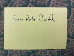 Sverre Anker Ousdal - The Secret Life of Words - Insomnia - Autographed 1983 - Picture 1 of 2