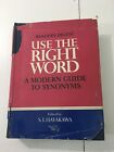 Use Of The Right Word - Reader's Digest (Hardcover, 1968, Dust Jacket)