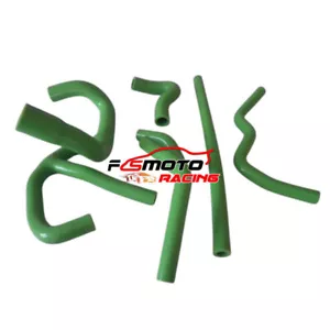 GREEN for 1990-1996 AUSTIN/ROVER MINI COOPER S SPI 1275 SILICONE RADIATOR HOSE - Picture 1 of 5