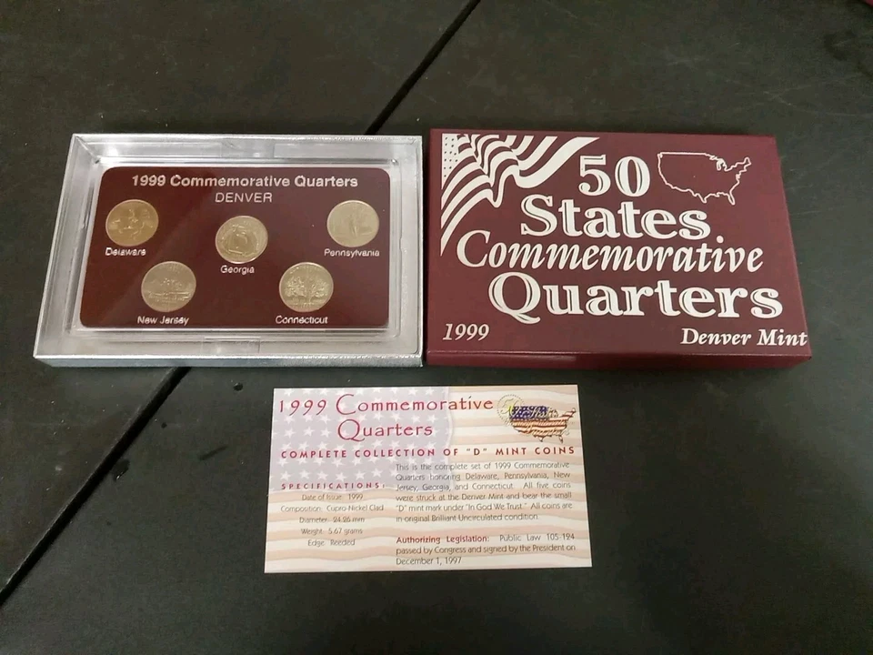 50 States Commemorative Quarters - Denver Mint - 1999 - Image 1 of 1