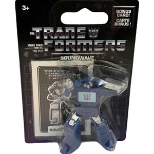 Hasbro Transformers Soundwave 2" Mini Figure/ Toy W/ Holo Card. New & Sealed