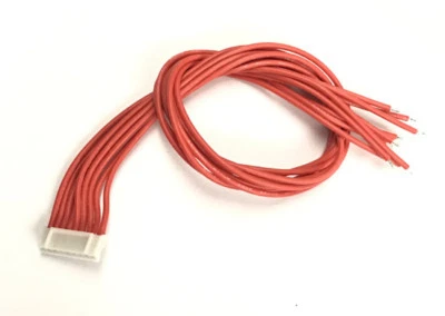 9-Pin JST-PH 2.0mm Female Housing Connector Silicone Rubber 22AWG 30cm wire x 5 - Image 1 of 3