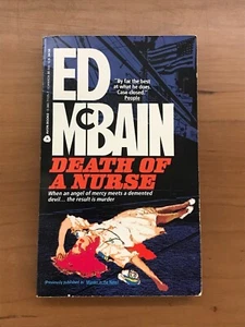 1991 Avon Books - Death of a Nurse by Ed McBain 1st Printing Paperback Book - Picture 1 of 4