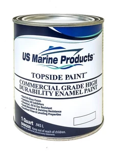 US Marine Products - Topside Boat Paint - Safety Yellow Quart - Foto 1 di 2