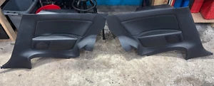 2003-2005 Infiniti G35 Coupe Rear Side Interior Panel Black PAIR - Picture 1 of 12