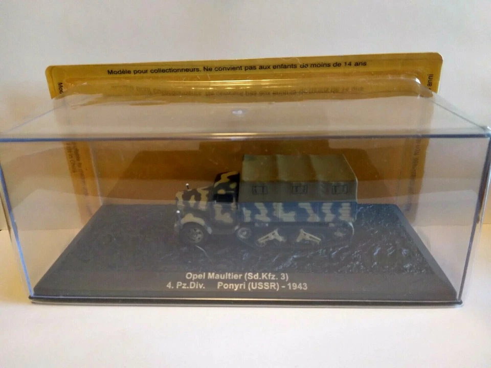 COMBAT TANK OPEL MAULTIER (Sd.Kfz.3) PONYRI (USSR) 1943 SCALA 1/72 N 22 - Immagine 1 di 1