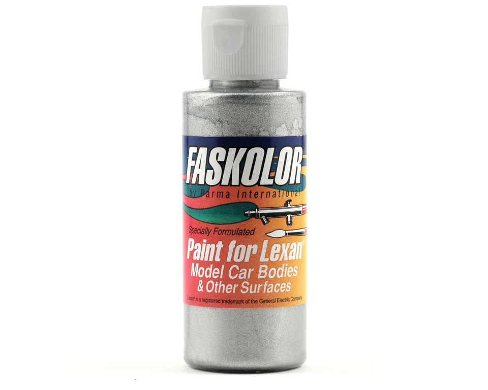 Parma PSE Faskolor Water Based Airbrush Paint (Faskrome Satin) (2oz) [PAR40300] - Image 1 of 1