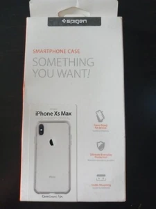 New Spigen Case For Iphone Xs Max Satin Silver - Photo 1 sur 2