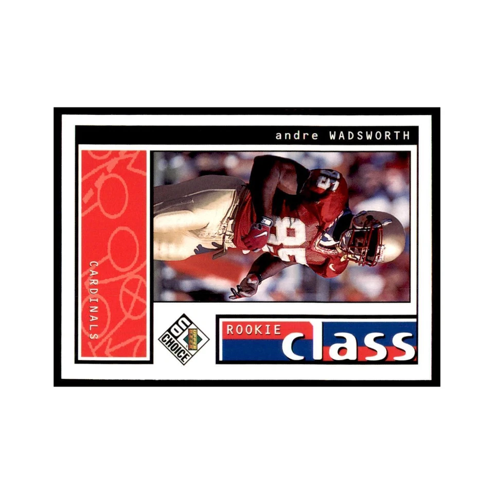 Andre Wadsworth Rookie 1998 UD Choice #196 Football Cards Football Card NM - Image 1 of 3