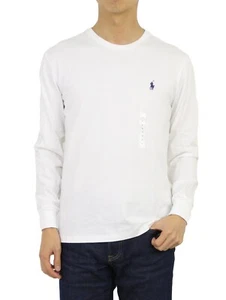 *MINOR DEFECT* Polo Ralph Lauren Long Sleeve Solid Crewneck T-Shirt - White - XL - Photo 1 sur 6