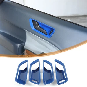 ABS Blue Door Handle Bezel Trim Cover Accent Fits Ford Maverick 2022-2025 - Picture 1 of 21