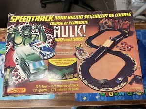 The Hulk Race and Chase - Speed track Road Racing Set - Matchbox - Vintage 1979 - Foto 1 di 23