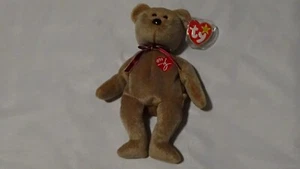 Ty Beanie Babies Signature Bear 1999 Retired Mint Includes Cylinder - Picture 1 of 1