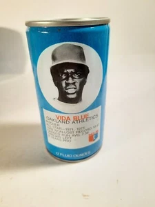 Vintage 70's Royal Crown RC Cola Can MLB Baseball Vida Blue Oakland Athletics - Picture 1 of 2