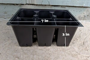 600 Deep Extra Seedling Seed Starter kit - 100 Trays Inserts Cells 30 labels - Picture 1 of 3