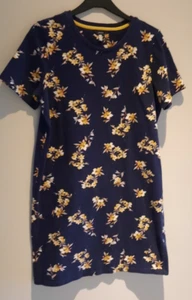 Joules Women's Multicoloured Floral Shift Dress Size 14 - Picture 1 of 9