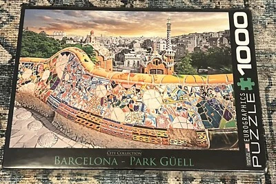 NEW Eurographics | Barcelona Park Guell 1000 piece puzzle - Image 1 of 3