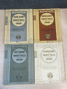 Gold Brown Grey Silver Album of Twenty Pieces for the Organ Schott Sheet Music - Picture 1 of 19