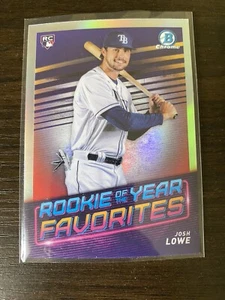 2022 Bowman Chrome Josh Lowe Novato del Año Favoritos Tampa Bay Rays  ️ ️ - Imagen 1 de 4