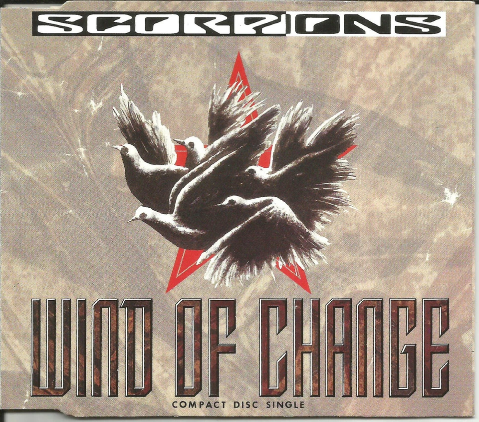 SCORPIONS Wind of Change 3TRX w/ RARE LIVE TRK 1991 Europe CD single USA seller - Image 1 of 1