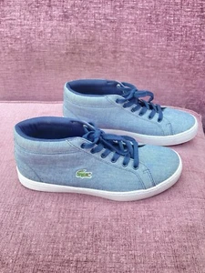 Lacoste shoes Straight Set Chukka Light Denim Shoe/Boot Size 5.5 - Picture 1 of 12