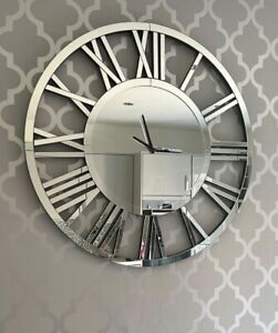 Stunning Round Mirror Clock 60cm x 60cm PREMIUM QUALITY - Fabulous Mirrors