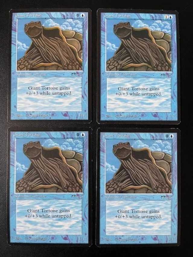 MTG- Giant Tortoise x4 - Arabian Nights - Image 1 of 1