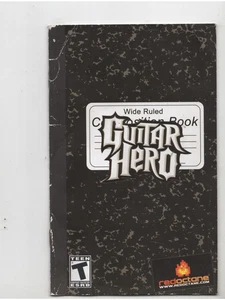 Guitar Hero PS2 Playstation 2 Manual Only Authentic - Picture 1 of 1