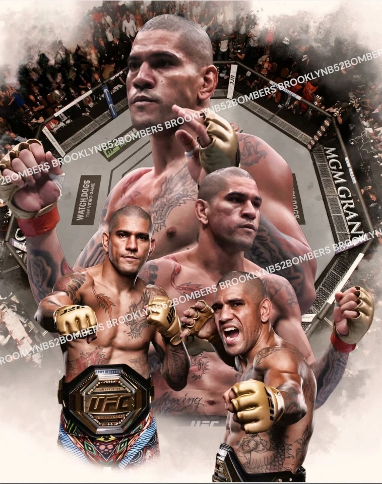 Foto Brillante 8x10 Exclusiva Personalizada Alex Pereira UFC Foto 1 de 1