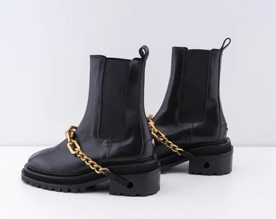 Zapatos para mujer Sandro Paris talla 39 botas Chelsea de cuero SFACH00543 - Imagen 1 de 4