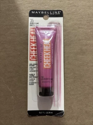 Maybelline New York - Cheek Heat Sheer Gel-Cream Blush - 35 Berry Flame - 0.27 F - Image 1 of 2