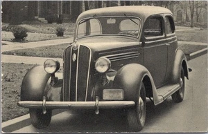 Vintage HUTCHINSON, Kansas Car Dealer Advertising Postcard JOHN KNIGHTLY MOTORS - Picture 1 of 2