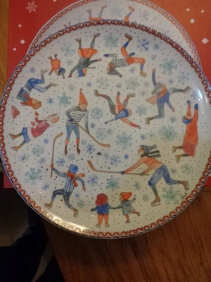 Cookie plate 28 cm winter pleasures 2018 design Renata Hutschenreuther